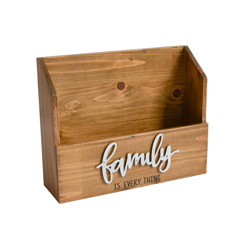 Wooden single wall rack 19S501