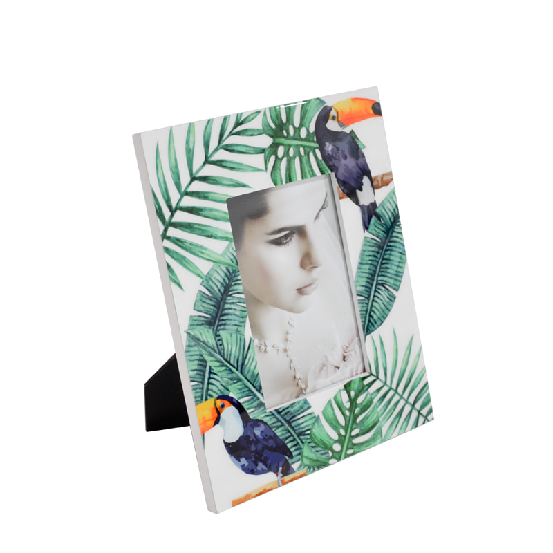 MDF photo frame,  jungle design, rectangular 19S760