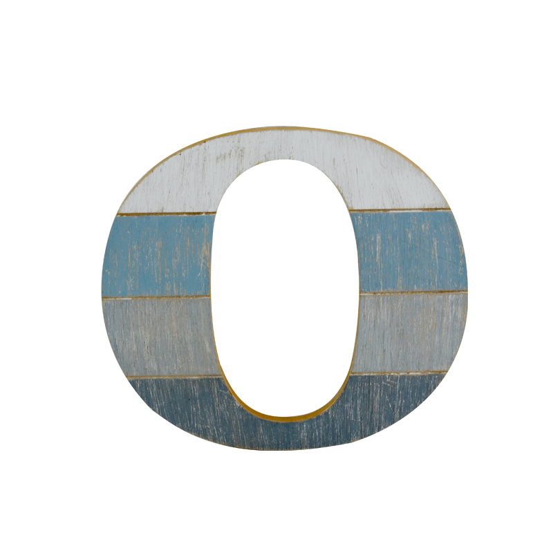  Large MDF alphabet letter, Distressed shabby chic style.  ' C '   AL078