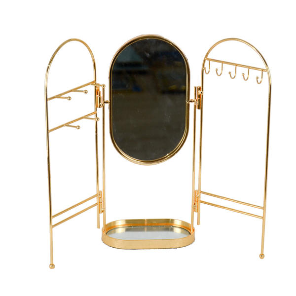 Golden color galvanize jewelry rack, for all kinds of jewelries ALGY507