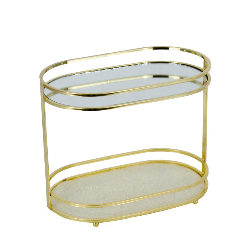 Golden color galvanize jewelry rack, for all kinds of jewelries ALGY520