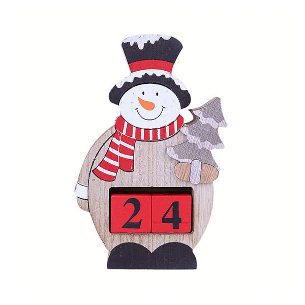 MDF kids X'mas count down calendar,  Snowman ALY0143