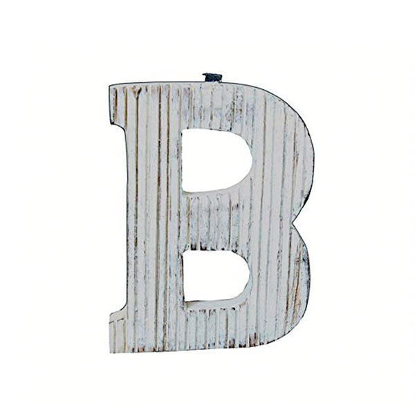  Wooden alphabet letter, shabby chic style,  Vintage distressed   ' B '  ALY0715