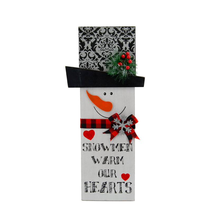 MDF snowman wall plaque AL170