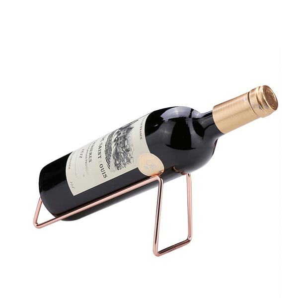 Single simple wine rack, copper color galvanized ALY0540