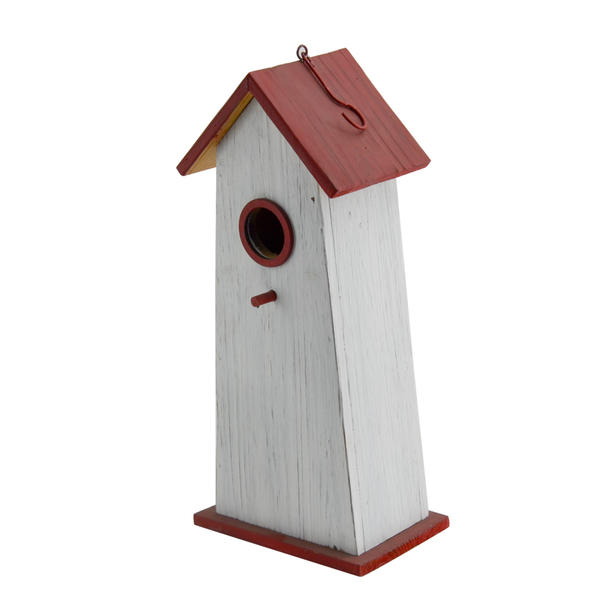Wooden shabby chic style birdhouse AL091